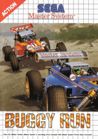 Buggy Run PAL Sega Master System PAL box art